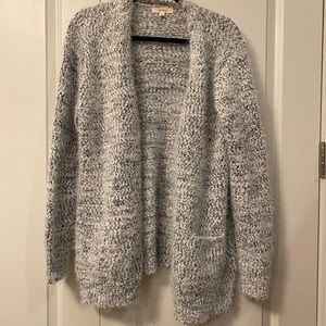 Size large furry cardigan